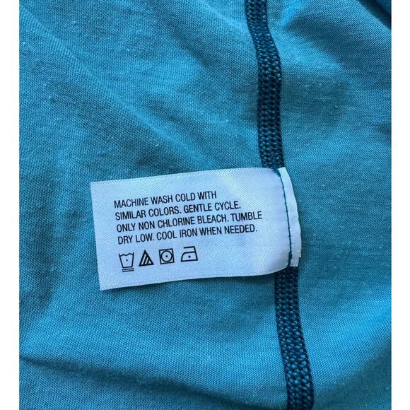 ORVIS Lightweight pullover 1/4 zip,  size women's Medium, Teal/Green - Picture 4 of 8